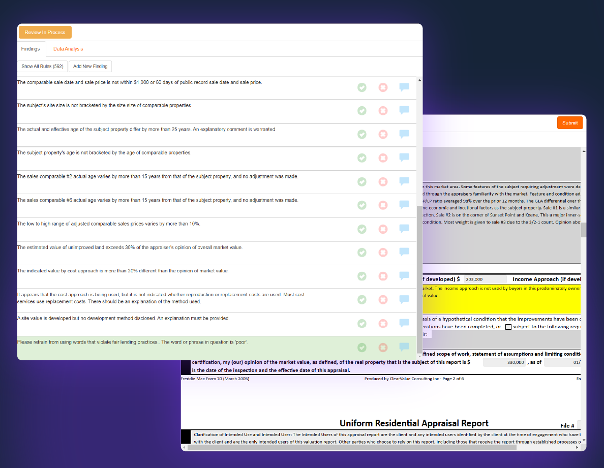 Bias assessment platform screenshot